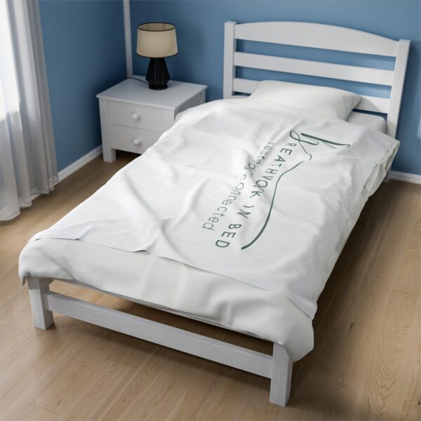 BIB White Velveteen Plush Blanket - Image 11