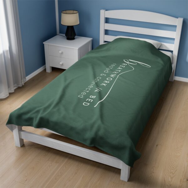 BIB Sage Velveteen Plush Blanket - Image 4