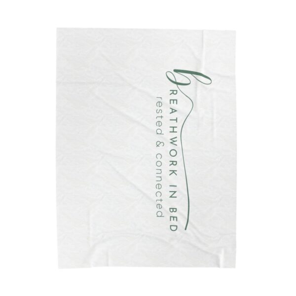 BIB White Velveteen Plush Blanket - Image 2