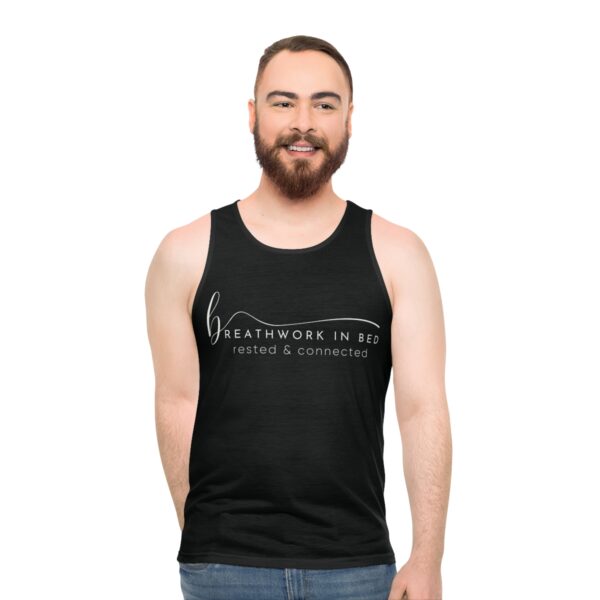 Black BIB Unisex Tank Top - Image 4