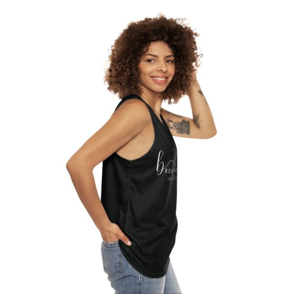 Black BIB Unisex Tank Top - Image 8