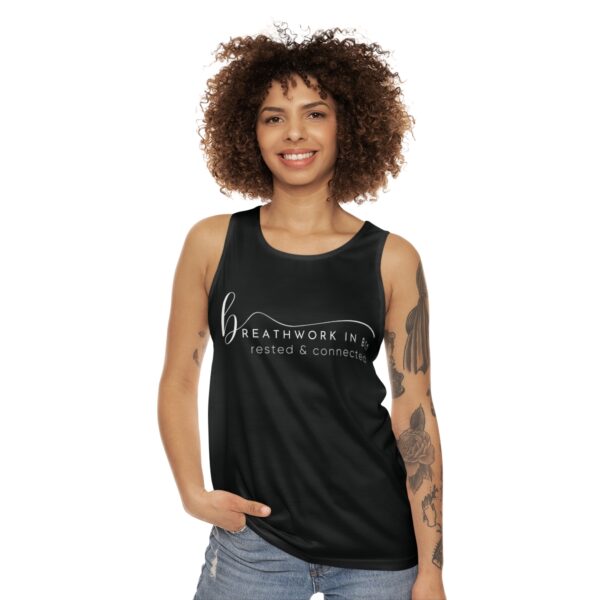 Black BIB Unisex Tank Top